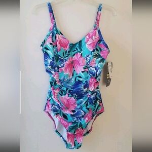 Shape Solver V Neck Bathing suit NWT size 12